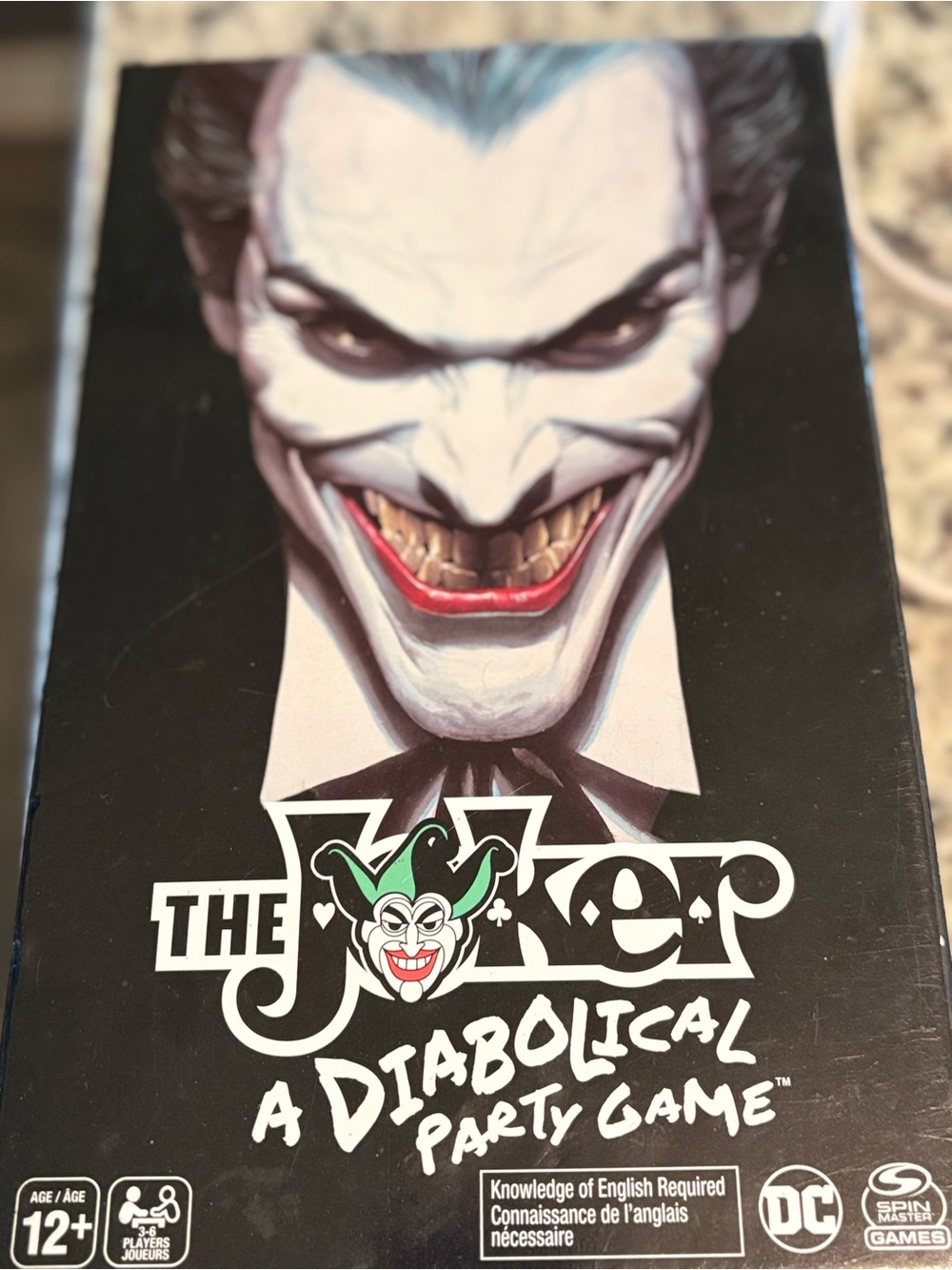 The Joker: A Diabolical Party Game – Black Edition by Spin Master